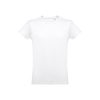 THC LUANDA WH. T-shirt męski z bawełny rurkowej. Kolor biały P032108S ST-30101-W