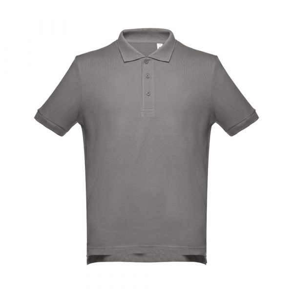 THC ADAM. Męska bawełniana koszulka polo z krótkim rękawem P032885S ST-30131-W