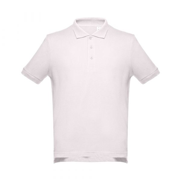 THC ADAM. Męska bawełniana koszulka polo z krótkim rękawem P032885S ST-30131-W
