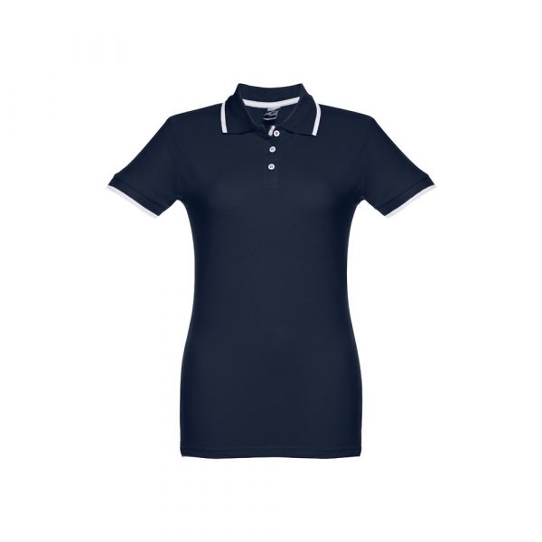 THC ROME WOMEN. Damski slim fit polo t-shirt P033187S ST-30139-W