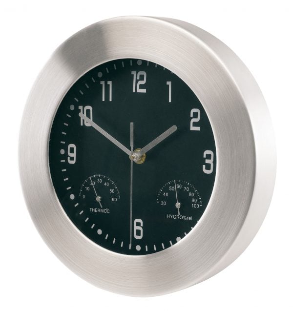 Aluminiowy zegar ścienny JUPITER P003777I IN-56-0401220