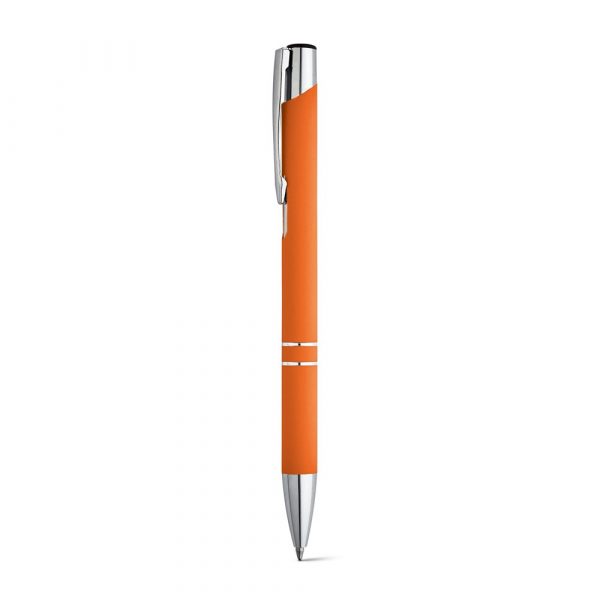 BETA SOFT. Aluminiowy długopis o gumowym wykończeniu P035184S ST-81141-W