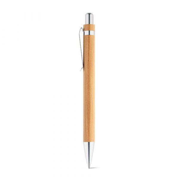 HERA. Bambusowy długopis z metalowym klipsem P035277S ST-81163-160