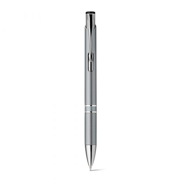 BETA PLASTIC. Długopis z metalowym klipsem P035350S ST-81182-W