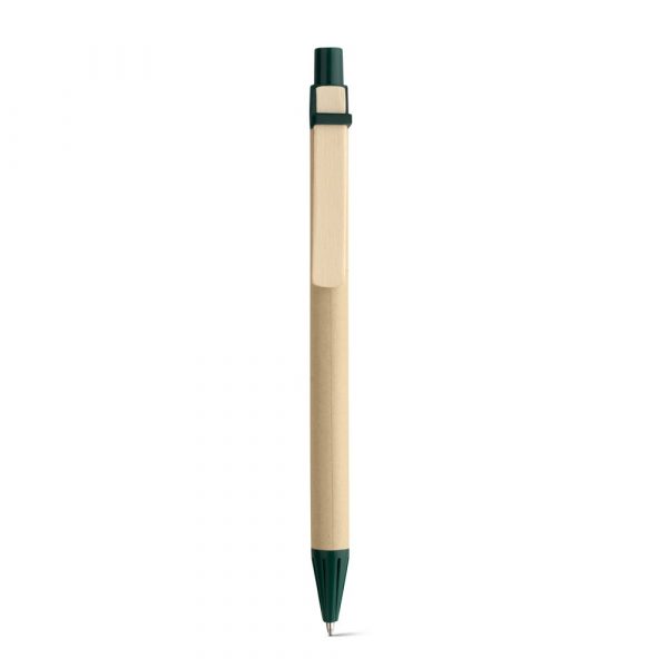 NAIROBI. Długopis z papieru kraft z klipsem P035524S ST-91292-W