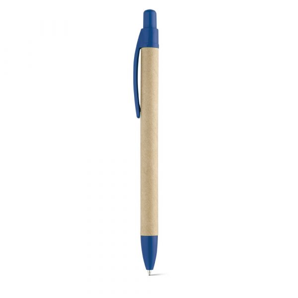 REMI. Długopis z papieru kraft z klipsem P035701S ST-91628-W