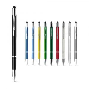 GALBA. Aluminiowy długopis z końcówką dotykową i klipsem P035868S ST-91849-W