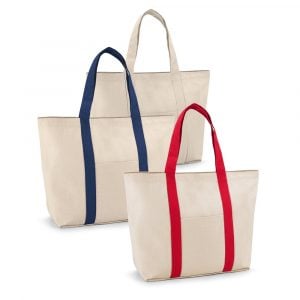 VILLE. Płócienna torba 100% bawełna z przednią i wewnętrzną kieszenią (280 g/m²) P036245S ST-92824-W