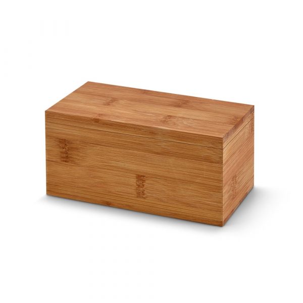 BURDOCK. Bambusowe pudełko na herbatę P037033S ST-93995-160