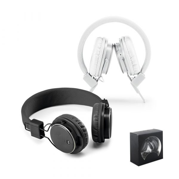 BARON. Składane i regulowane słuchawki ABS P037800S ST-97365-W