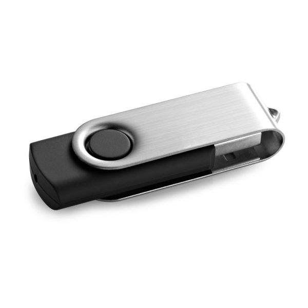 CLAUDIUS 4GB. Pamięć flash USB 4 GB z metalowym klipsem P037844S ST-97548-W