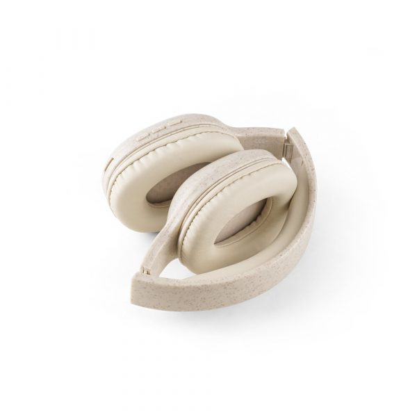 FEYNMAN. Bezprzewodowe słuchawki z włókna słomy pszenicznej i ABS P037905S ST-97939-160