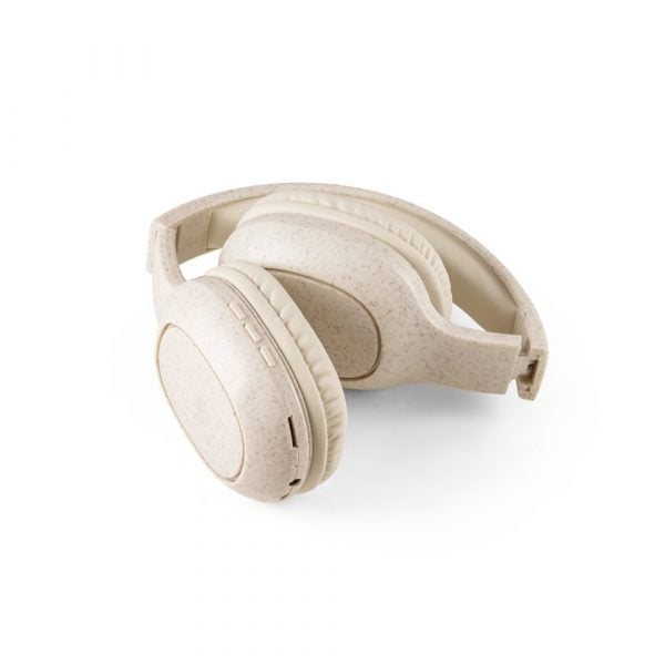 FEYNMAN. Bezprzewodowe słuchawki z włókna słomy pszenicznej i ABS P037905S ST-97939-160