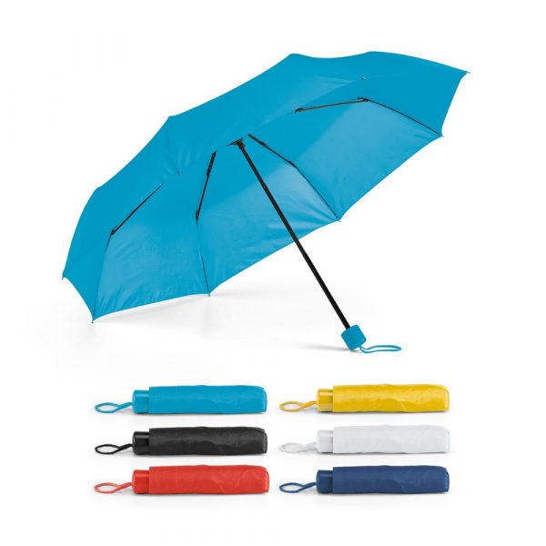 MARIA. Składany parasol z poliestru 190T P038382S ST-99138-W