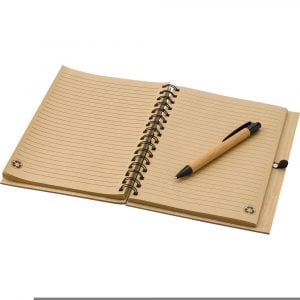 Bambusowy notatnik A5, długopis P010453X