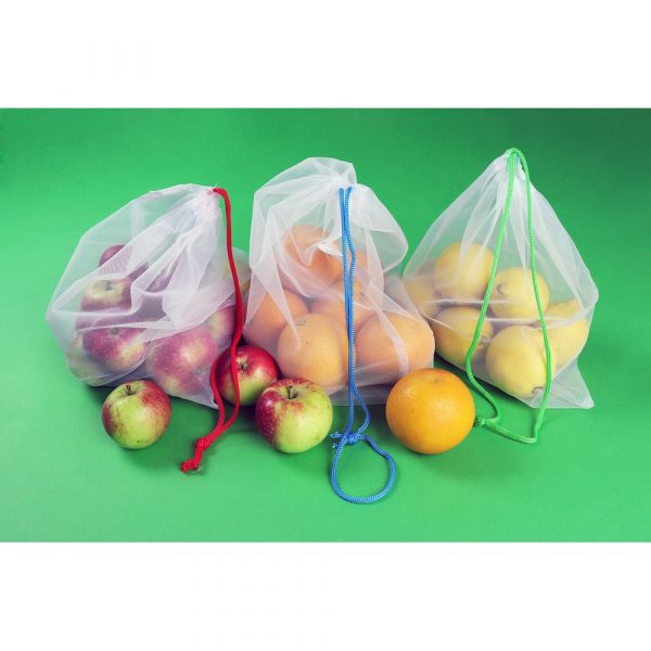Zestaw woreczków na owoce i warzywa RPET, 3 szt. | Steven P009324X AX-V0783-02