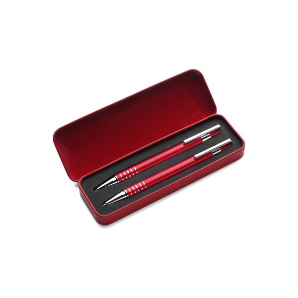 Zestaw piśmienniczy, długopis i ołówek mechaniczny P006488X AX-V1203-W