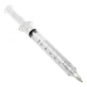 Długopis "strzykawka" P006775X AX-V1524-W