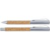Korkowy zestaw piśmienniczy, długopis i pióro kulkowe P009142X AX-V1964-18