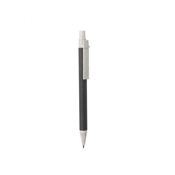 Długopis z kartonu z recyklingu, elementy ze słomy pszenicznej P009446X AX-V1978-W