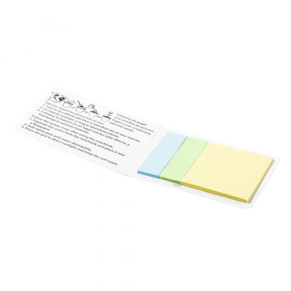 Zestaw do notatek, karteczki samoprzylepne, papier z nasionami P010358X AX-V2781-02