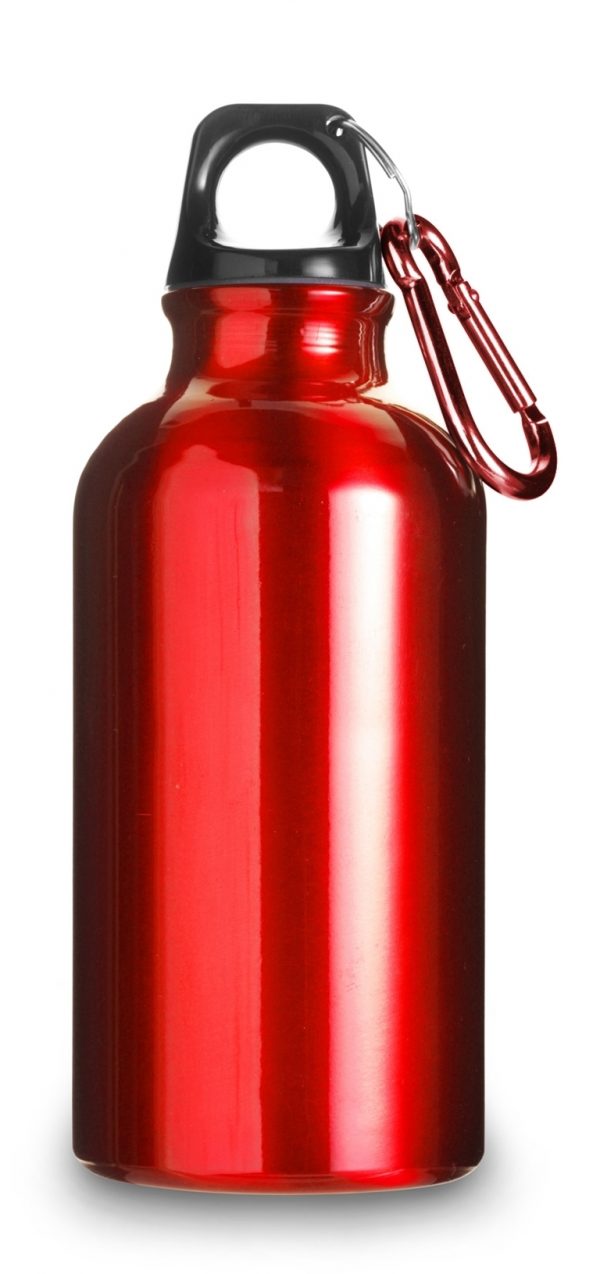 Butelka sportowa 400 ml z karabińczykiem P009474X AX-V4659-W