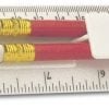 Linijka, 2 ołówki, temperówka, gumka P007133X AX-V6125-W