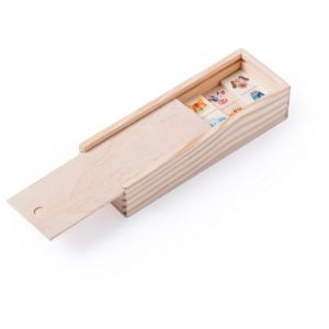 Gra domino w drewnianym pudełku P008274X