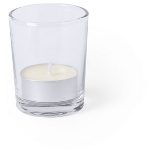 Szklany świecznik, świeczka zapachowa P009572X AX-V8838-W
