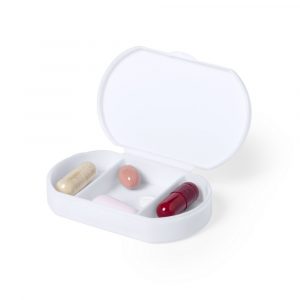Antybakteryjny pojemnik na tabletki z 3 przegrodami P009836X AX-V8862-02