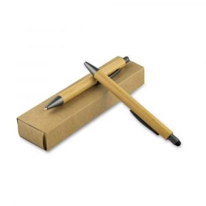 Zestaw piśmienny, bambusowy długopis touch pen i ołówek mechaniczny P010333X AX-V9342-17