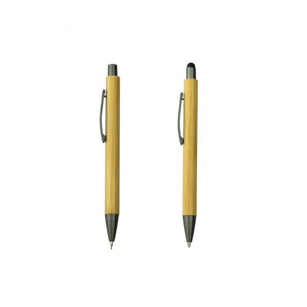 Bambusowy zestaw piśmienniczy, długopis touch pen i ołówek mechaniczny | Wallace P010333X AX-V9342-17