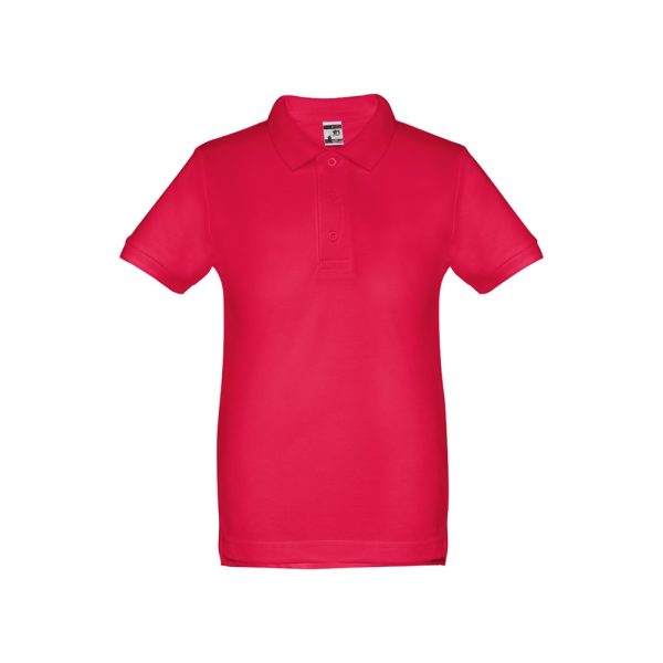 THC ADAM KIDS. Bawełniana koszulka polo z krótkim rękawem dla dzieci (unisex) P033900S ST-30173-W