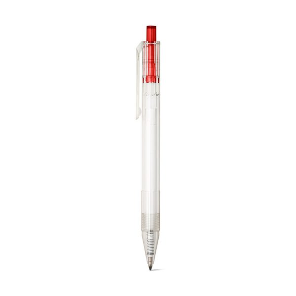 HARLAN. Długopis z rPET z kolorowym przyciskiem P041051S ST-91794-W