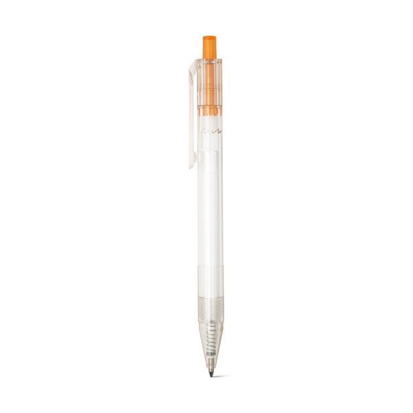 HARLAN. Długopis z rPET z kolorowym przyciskiem P041051S ST-91794-W