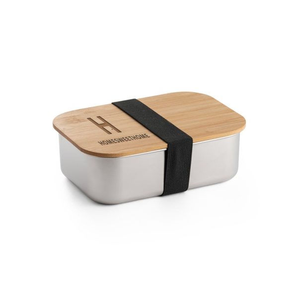 SHINO. Lunch Box. Bambusowe hermetyczne pudełko o pojemności 800 ml P041147S ST-94025-160