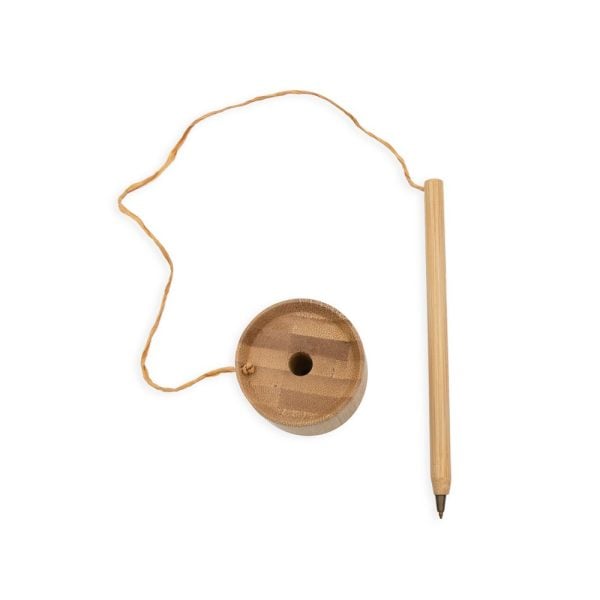 Bambusowy długopis ze stojakiem B'RIGHT | Lavina P039410X AX-V9344-17