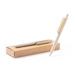 Zestaw piśmienny ze słomy pszenicznej, długopis i ołówek mechaniczny P039417X
