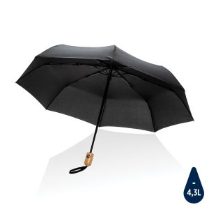 Bambusowy parasol automatyczny 21" Impact AWARE™ rPET P010582X AX-P850.61-W