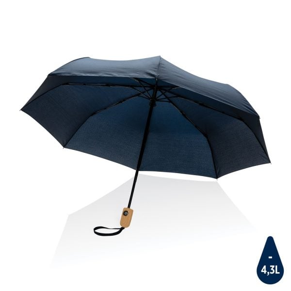 Bambusowy parasol automatyczny 21" Impact AWARE™ rPET P010582X AX-P850.61-W