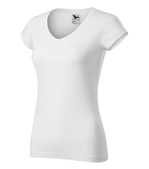 Fit V-neck Koszulka damska P025576F MA-U162-W