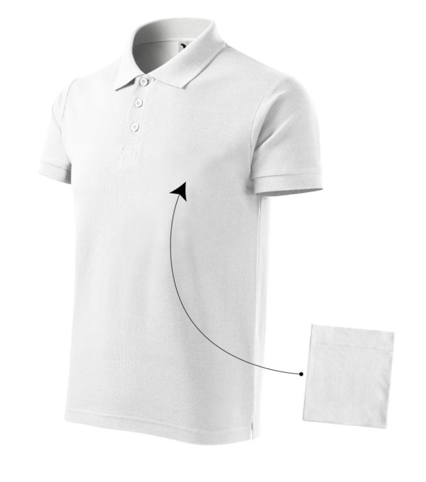 Cotton Koszulka polo męska P024205F MA-U212-W