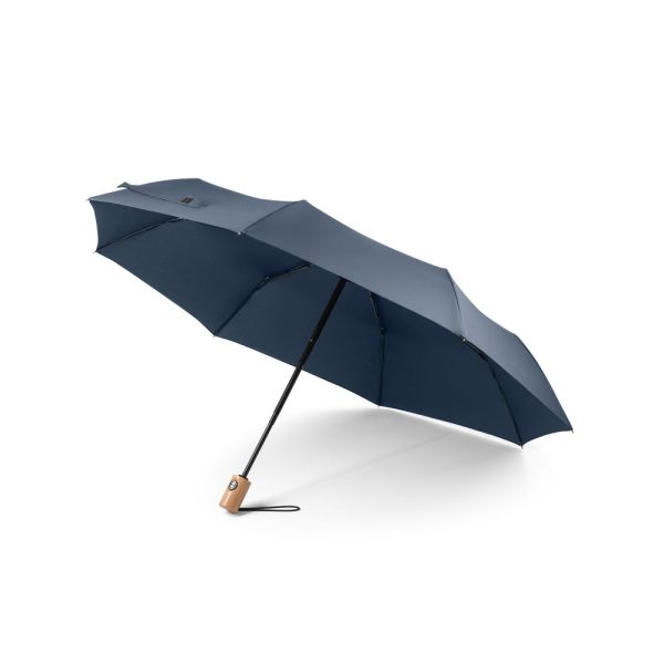 RIVER. Składany parasol PET (100% rPET) z automatycznym otwieraniem i zamykaniem P043883S ST-99040-W