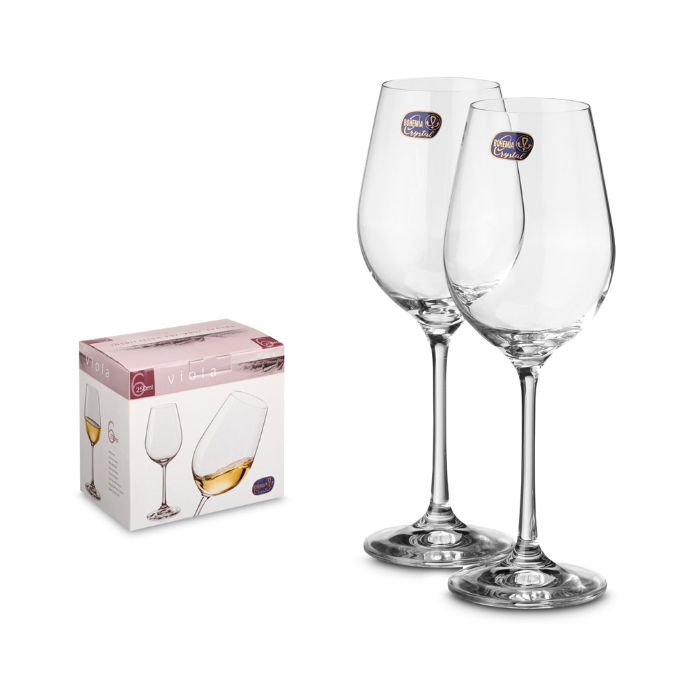 11075. 6-częściowy zestaw szklanek do wina P047231S ST-11075-110