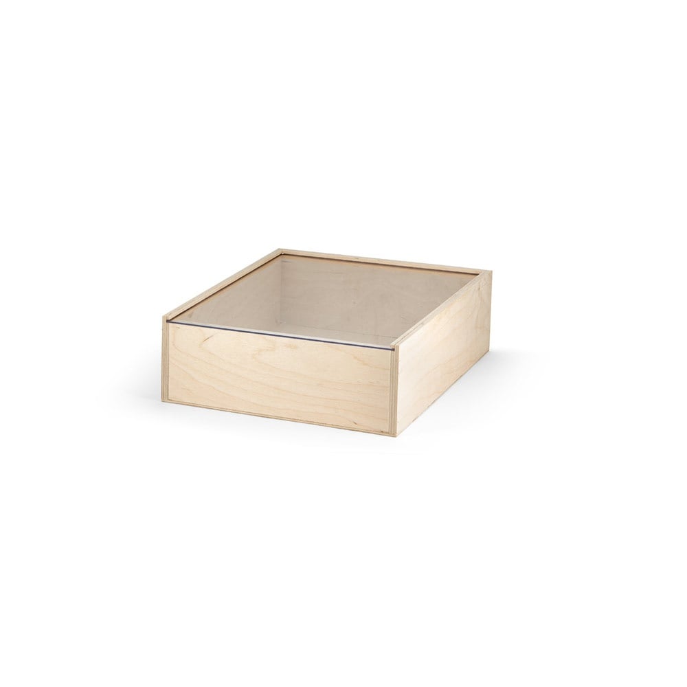 BOXIE CLEAR S. Drewniane pudełko S P041699S ST-94943-W