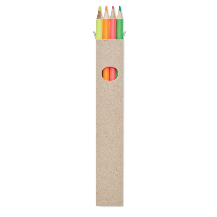 4 odblaskowe ołówki w pudełku P045791O MI-MO6836-99