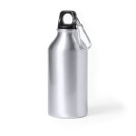Butelka sportowa 400 ml z aluminium z recyklingu, karabińczyk P047808X