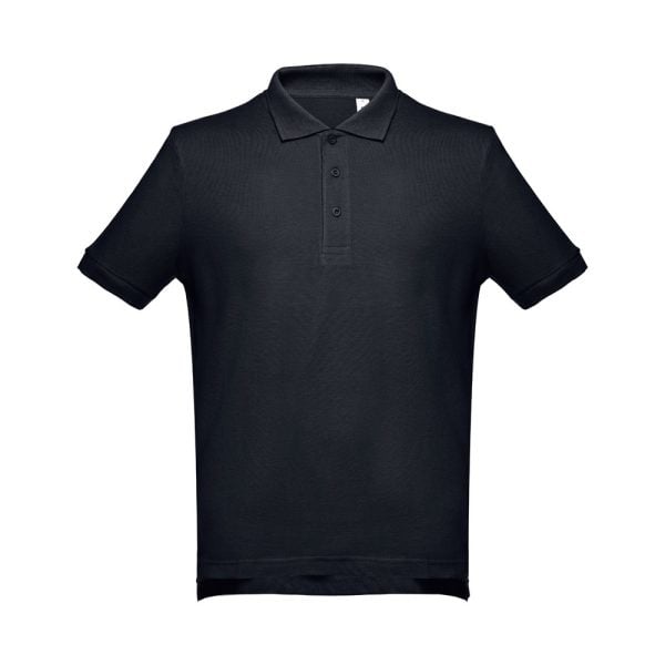 THC ADAM. Męski polo t-shirt P032885S ciemny granatowy