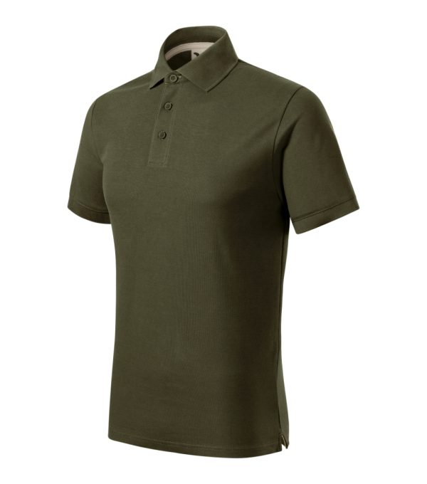 Prime (GOTS) Koszulka polo męska P051465F military