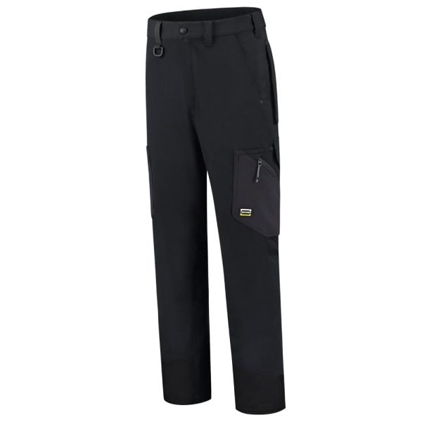 Work Trousers 4-way Stretch Spodnie robocze unisex P052987F czarny